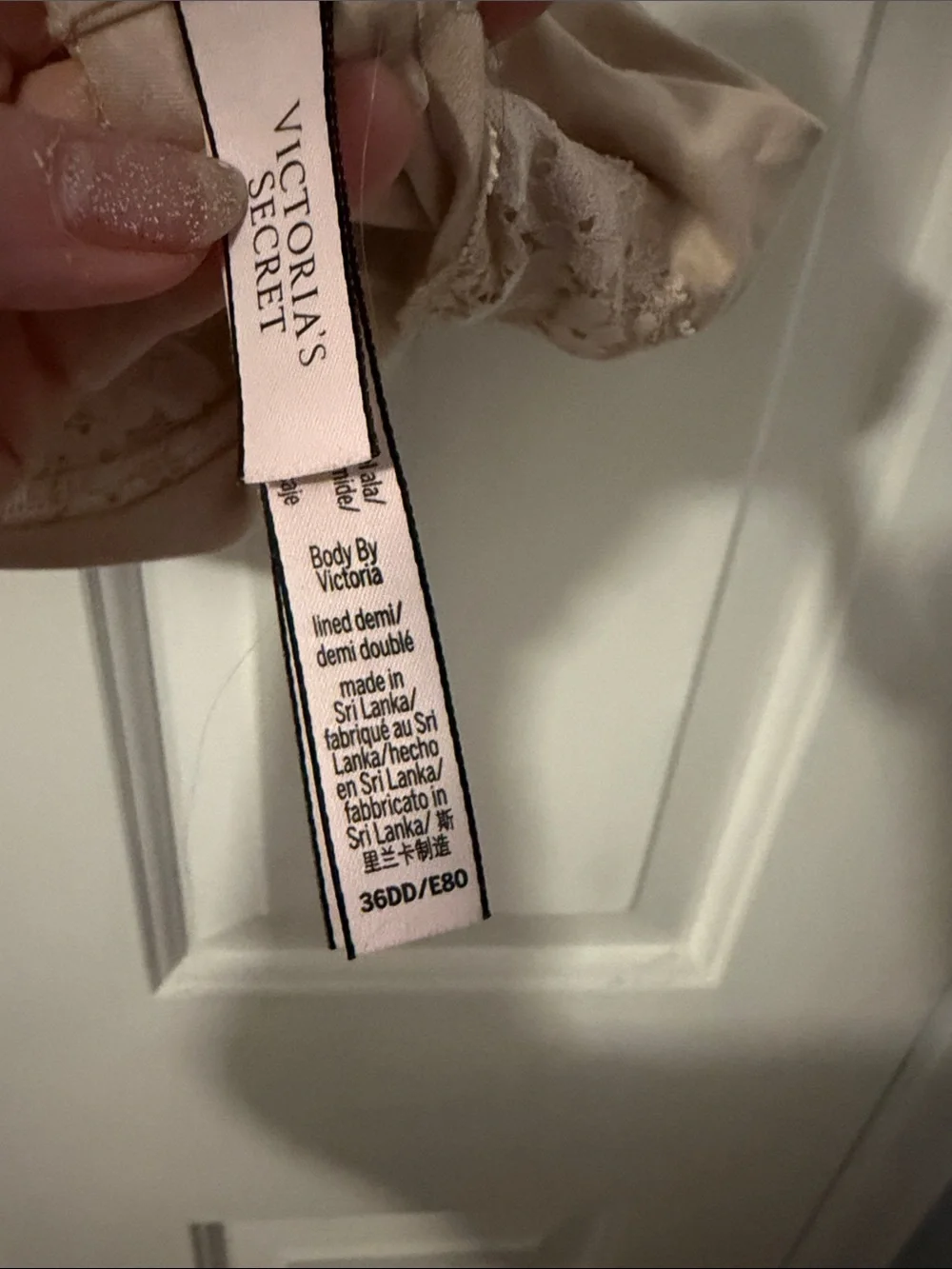 Victoria's Secret Beige Lace Push-Up Bra
